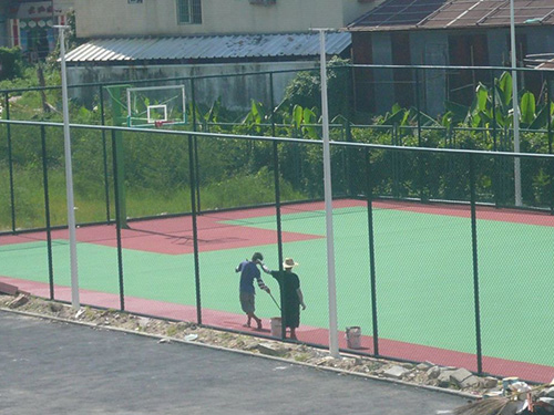 篮球场菱形网图片4