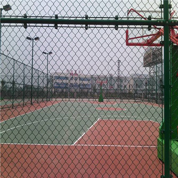 篮球场围网组装结构