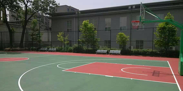 篮球场围网安装案例图片1